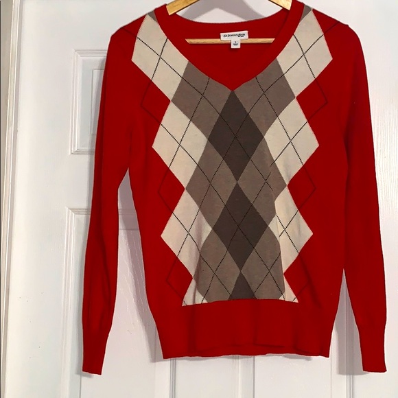 St. John's Bay Sweaters - St John’s Bay Argyle Diamond Sweater